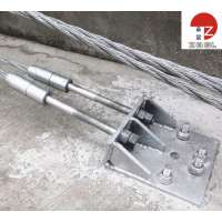 Steel Cable Guardrail End Anchor for Cable Barrier System